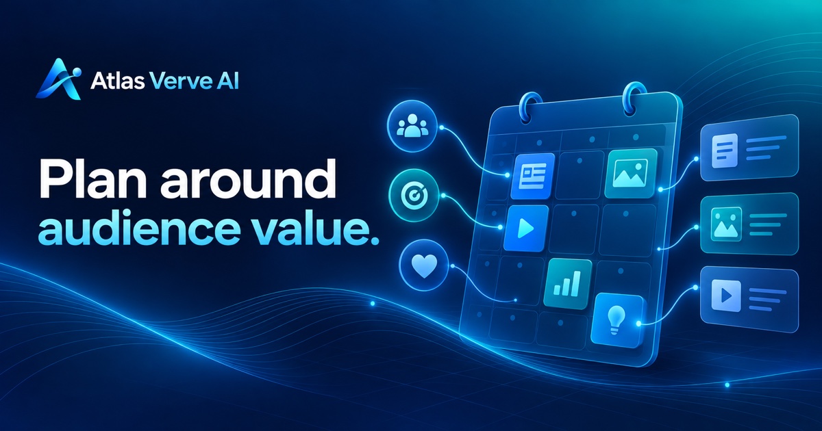 Atlas Verve AI guide cover: Plan around audience value.